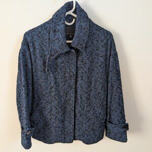 Banana Republic Blue Textured Jacket